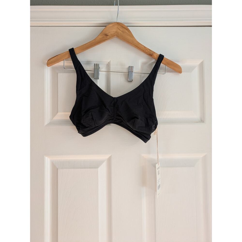 MATE The Label Tencel Comfort Wireless U-Neck Bra Black M NWT